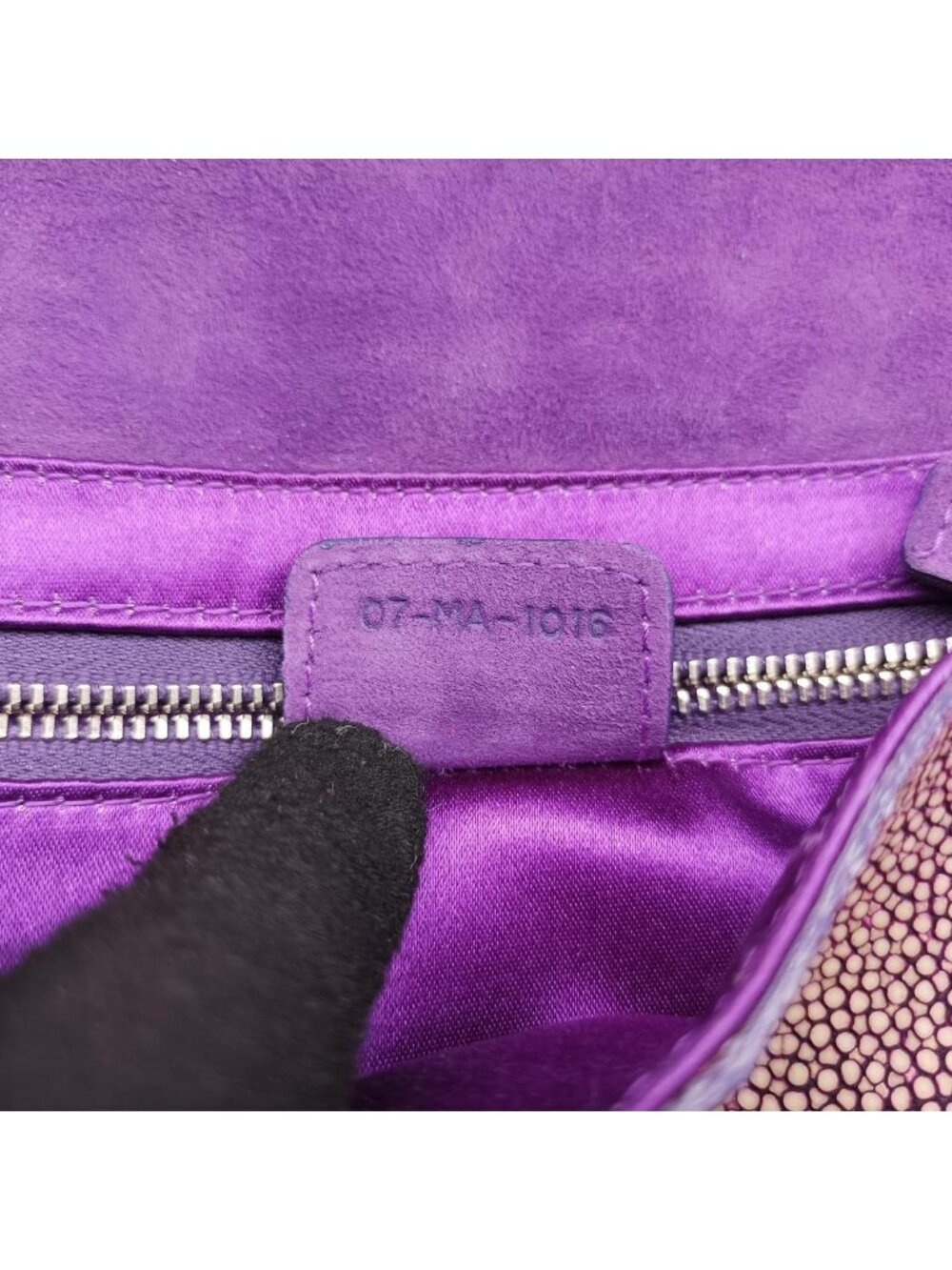 ★SOLD★ Dior Gaucho Purple Beige String Messenger - Picture 11 of 15